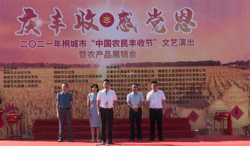 慶豐收 感黨恩——2021年桐城市中國農(nóng)民豐收節(jié)文藝演出暨農(nóng)產(chǎn)品展銷會圓滿閉幕